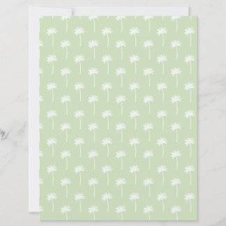 Lámina green palm tree scrapbooking paper