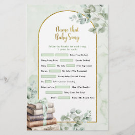 Lámina Greeneration Storybook Name That Baby Song Games