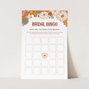 Lámina Groovy Bridal Bingo Juego
