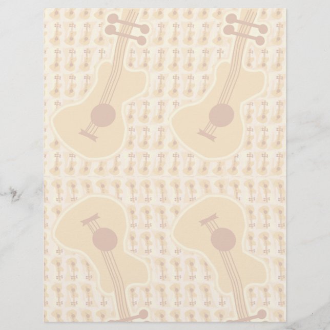 Lámina Groovy Guitars (Anverso)