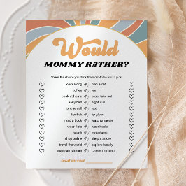 Lámina Groovy Prefiere Un Juego De Baby Shower