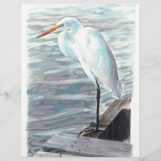 Lámina Grúa de arena en el agua.