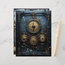 Lámina Grungy Gótico Winter Paper Craft Cardstock