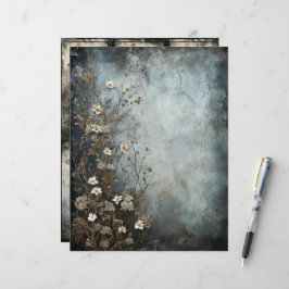 Lámina Grungy Gótico Winter Paper Craft Cardstock