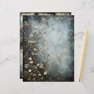 Lámina Grungy Gótico Winter Paper Craft Cardstock