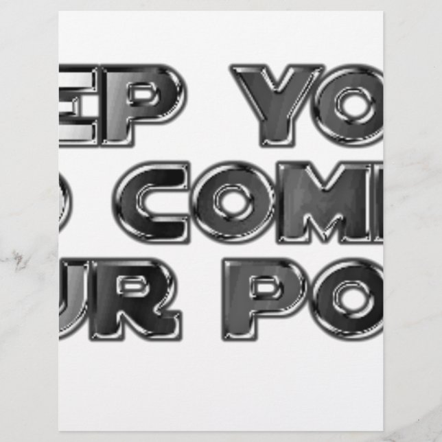 Lámina Guarda tus estúpidos comentarios (Anverso)