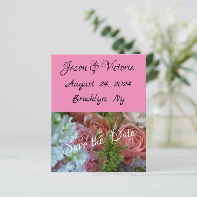 Lámina Guardar el anuncio de fecha (Anverso de pie)