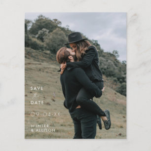 Lámina Guardar La Postcarta De Invitación De Fecha