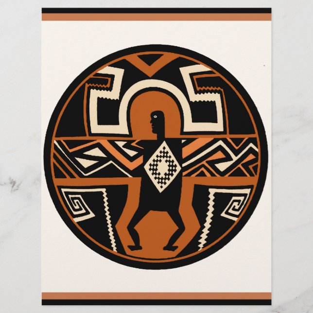 Lámina Guerrero Mimbres (Anverso)