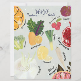 Lámina Guía de productos de invierno