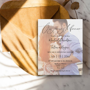 Lámina Guion caprichoso, invitación de boda con foto supe