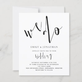 Lámina Guión con estilo de presupuesto que hacemos invita