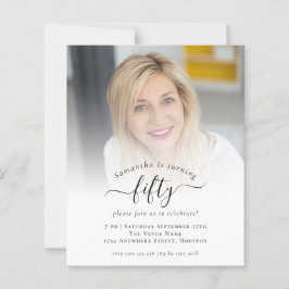 Lámina Guión de foto presupuesto Invitación a fiesta de c