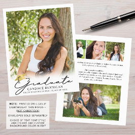 Lámina Guión de graduación de presupuesto 5 Invitación de