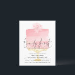 Lámina Guión de pastel rosado de presupuesto Invitación a<br><div class="desc">Una alternativa de valor por dinero BUDGET en un tamaño menor de 4, 5 x 5, 6" de peso semibrillante de 110 libras, que es de espesor similar al de una postal (sin embargo, no es adecuado para usar como postal). POR FAVOR, TENGA EN CUENTA QUE HAY UNA invitación por...</div>