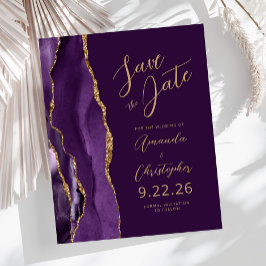 Lámina Guión de Pluma de Oro Púrpura de Presupuesto Guard