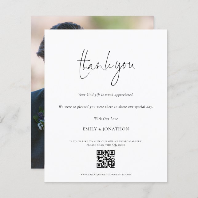 Lámina Guión de presupuesto Galería de fotos Boda de códi (Anverso / Reverso)