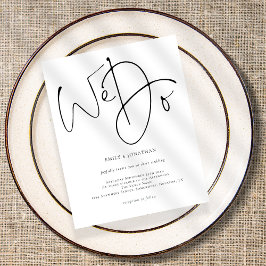 Lámina Guión de presupuesto Hacemos Invitación de Matrimo