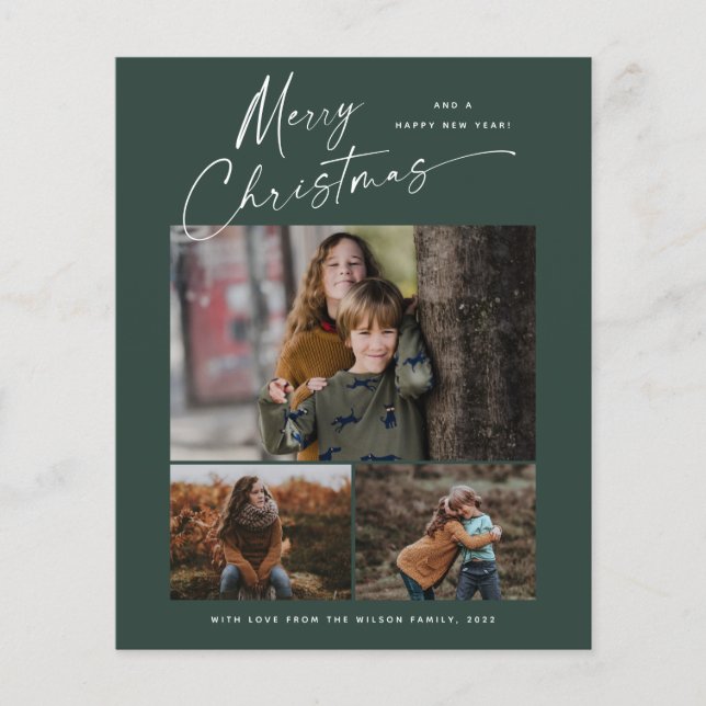 Lámina Guión para Navidades de presupuesto 3 Foto (Anverso)