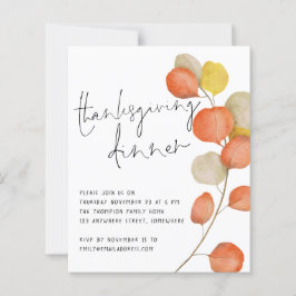 Lámina Guión presupuestario deja invitación a la cena de 