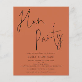 Lámina Guión presupuestario Invitación del partido Terrac