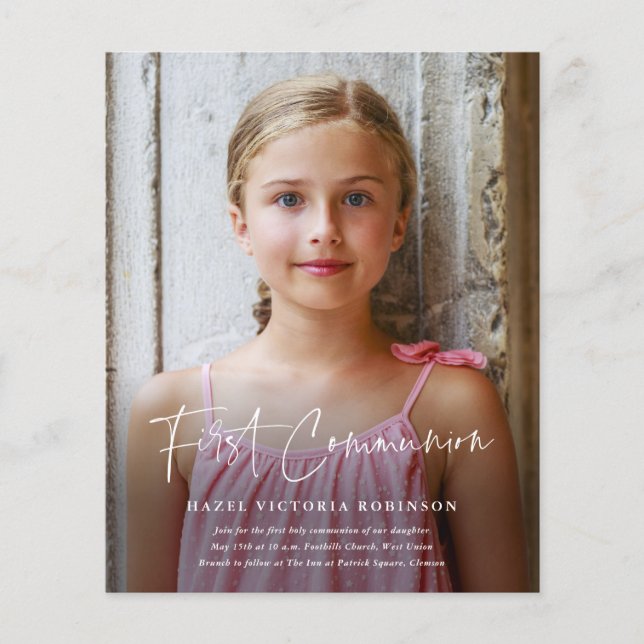 Lámina Guión presupuestario Invitación religiosa a la pri (Anverso)