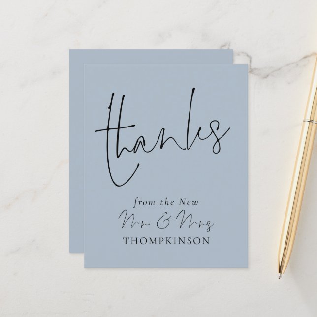 Lámina Guión presupuestario Nuevo Sr. Sra. Boda Dusty Blu (Anverso/Reverso In Situ)