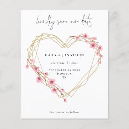 Lámina Guión Presupuestario Sakura Cherry Blossom Guardar