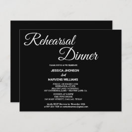 Lámina Guión simple ensayo de ensayo negro invitación a l