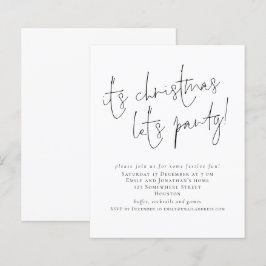 Lámina Guión simple presupuesto Sus Navidades deja Fiesta
