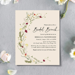 Lámina Guirnalda del Boho presupuestal de Wildflowers Bri