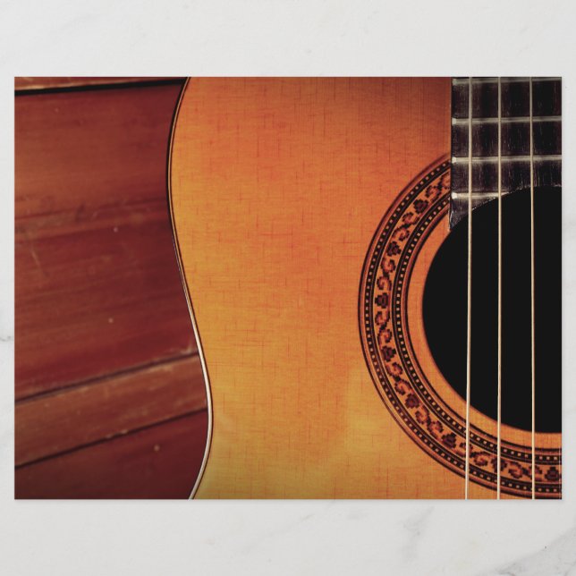 Lámina Guitarra Acústica (Anverso)