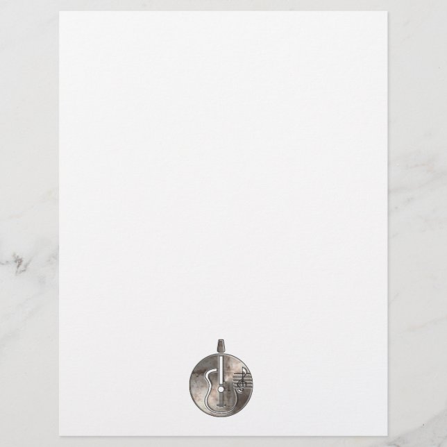 Lámina Guitarra Acústica Rugosa (Anverso)