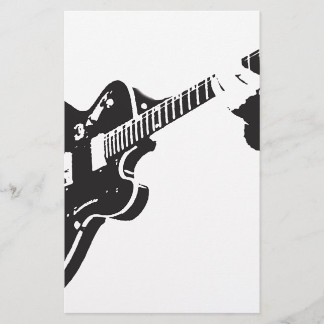 Lámina Guitarra eléctrica (Anverso)