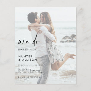 Lámina Hacemos una invitación de fotografía Boda