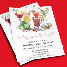 Lámina Haciendo Fiestas de cócteles a los Navidades Brill