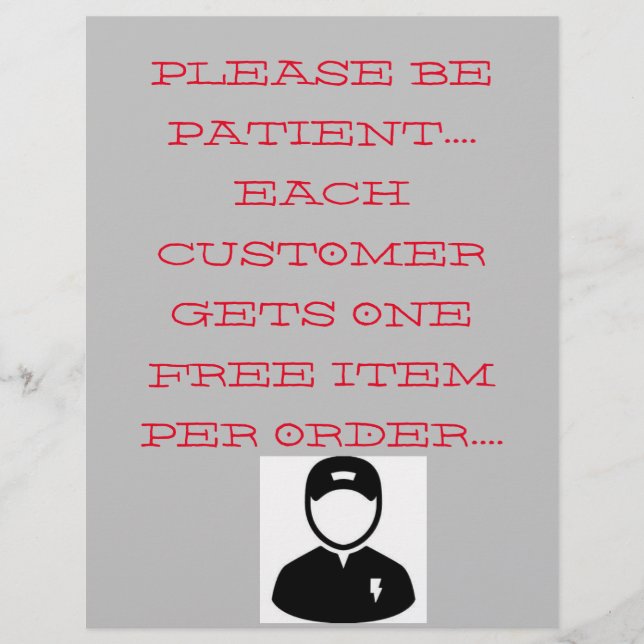 LÁMINA HAGA SUS PROPIOS LETREROS DE VENTANA PARA NEGOCIOS (Anverso)