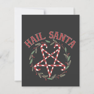 Lámina Hail Satan Navidades Krampus Xmas Devil Candy