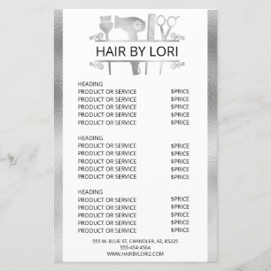 Lámina Hair Stylist Rosa Gold Services