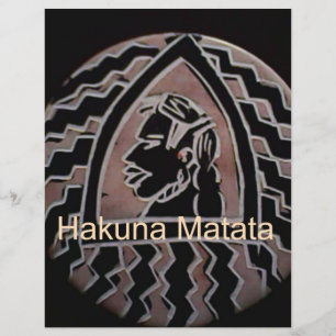 Lámina Hakuna Matata Bongo Flavor.