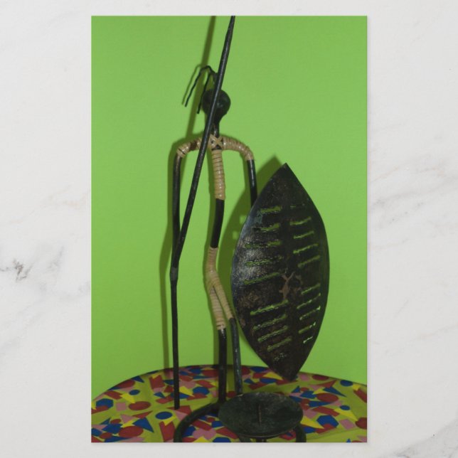 Lámina Hakuna Matata Kenya Maasai (Anverso)