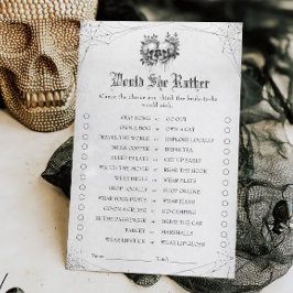 Lámina Halloween Bridal Shower Prefiere Jugar