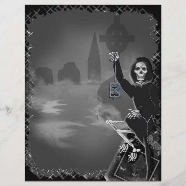Lámina halloween de boneyard (Anverso)