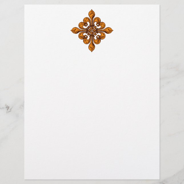 Lámina Halloween Fleur de lis (Anverso)