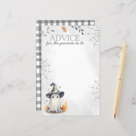 Lámina Halloween Ghost Baby Shower Advance Activity