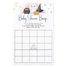 Halloween Little Boo Bingo Juego de Baby Shower