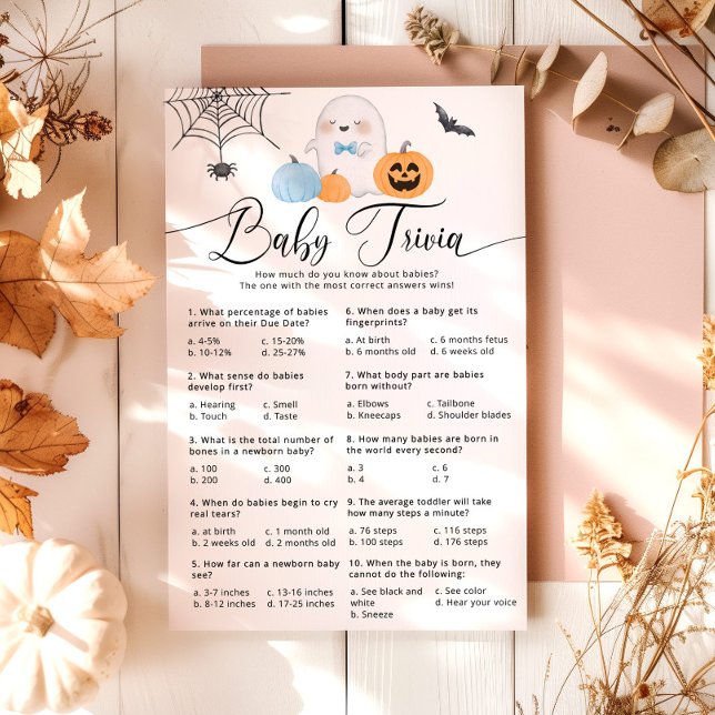 Lámina Halloween Little Boo blue baby trivia juego (Subido por el creador)
