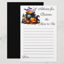 Lámina Halloween Monster Boy Consejo de Baby Shower para 