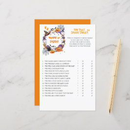 Lámina Halloween Pies Diminutos, Juego M/D Dulce Sombrío