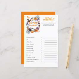 Lámina Halloween Pies Pequeños, Juego De Mamá Dulce Escan